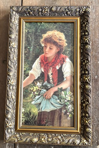 Ornate gilt picture frame - ornate,