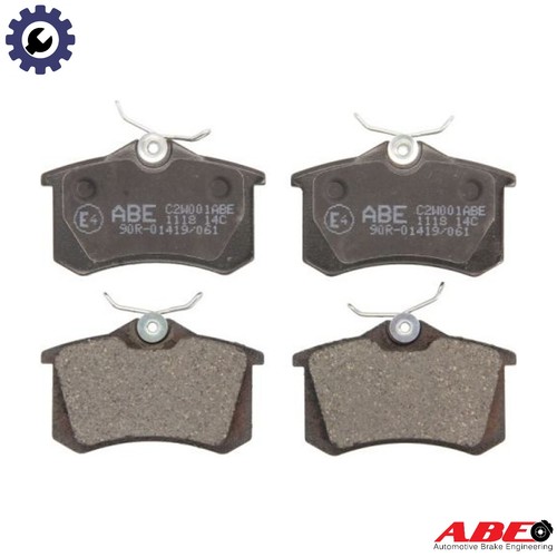 Brake pad set disc - disc,