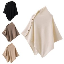 with Button Pashmina Shawl