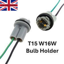 2X 912 920 921 T15 W16W Capless Wedge Bulb Holder Socket Fitting 6v 12v 24v UK