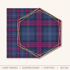Tartan Pattern Scrapbooking