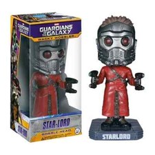 2 X MARVEL GUARDIANS OF THE GALAXY STAR LORD BOBBLE HEAD (BNIB)