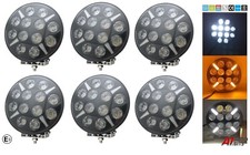 6X 9" Jumbo Round Full LED