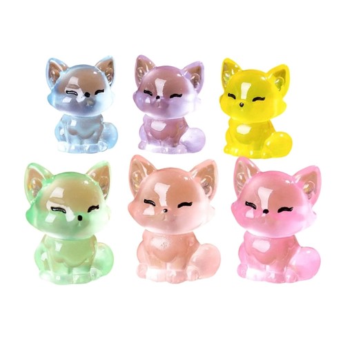 Pack cute foxes resins - cute,