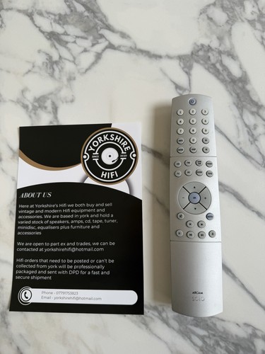 Arcam solo remote control - arcam,
