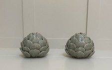 Duck Egg Artichoke Candle