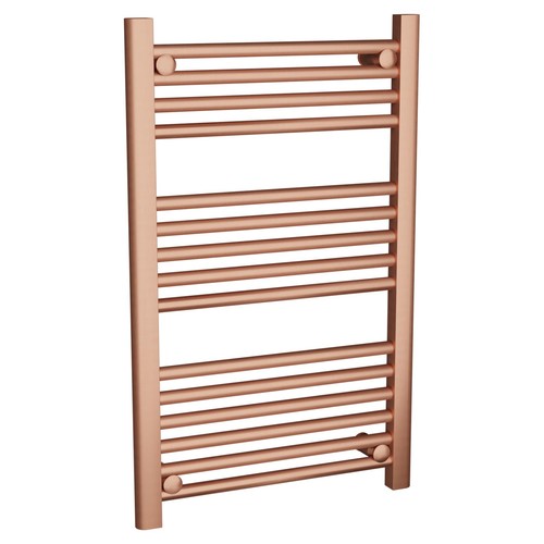 Brushed copper towel rail - brushed,