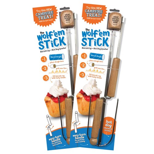 Wolf marshmallow roasting - marshmallow,