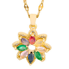 Luxury Gold Tone Flower