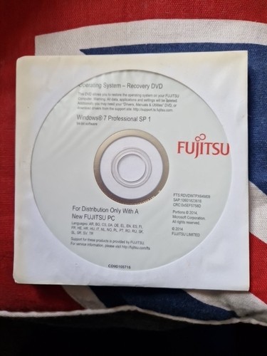 Fujitsu windows pro - windows, 7
