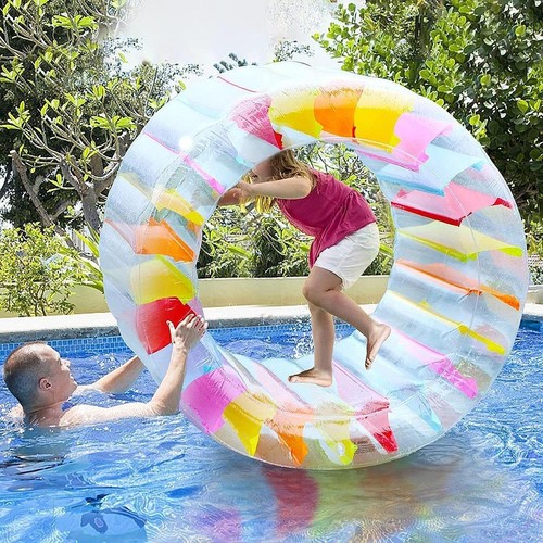 Inflatable water wheel - water,