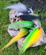 Pike Fishing Flies 5-Pack Mixed Patterns for Fly Fishing Pike, Perch, Zander