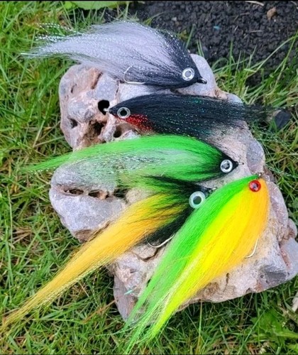 Pike fishing flies pack - fishing, 5-pack