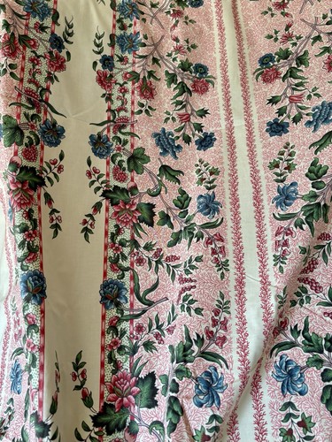 Vintage french floral - vintage, cotton