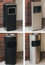 METAL LITTER/RUBBISH BIN &