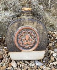 VINTAGE RETRO 70'S TREMAR POTTERY STONEWARE FLASK BOTTLE CORNISH STUDIO 