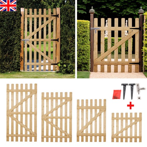 Wooden garden gate rounded - garden,
