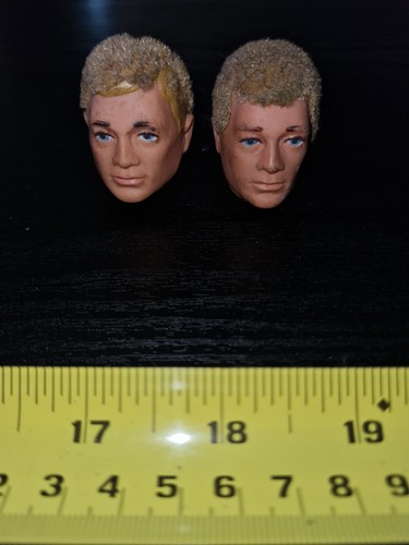 Vintage action man toy - vintage, heads