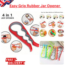 Easy Grip Rubber Jar Opener Gripper Multi Tool Cap Lid Bottle Opening Arthritis