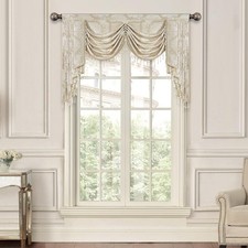 Swag Valance,Damask Waterfall