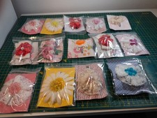 14   individual Girls Fancy Hair Clip Bundle Great For Party Bags