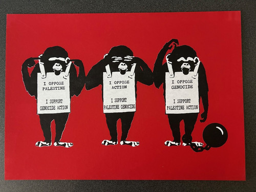Not banksy infinite chimp - not,