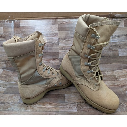 Men desert tan combat boots - men's,