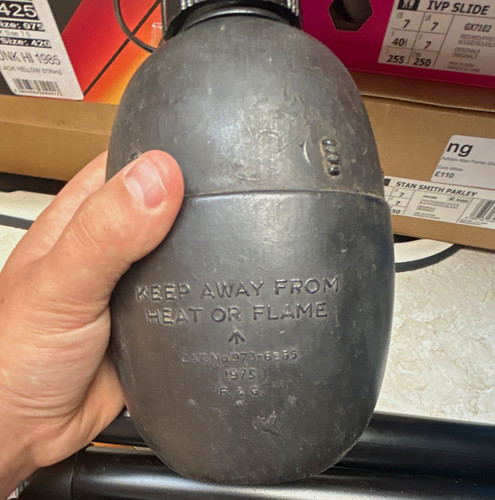 British army canteen dated