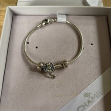 Chamilia Bracelet with Charms 925 Sterling Silver