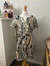 100% linen animal print
