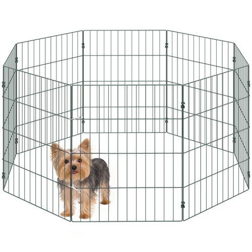 Pawhut panel pet pen - pawhut, dog