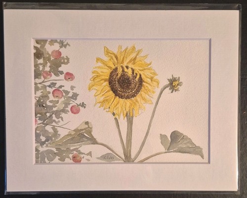 Original flower art - original,