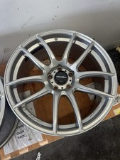 18inch Lenso Spec E Alloys, Silver, Recently Refurbished, 3 Available