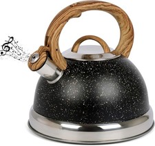 Black Whistling Tea Kettle -