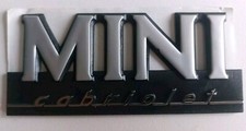 Rover Mini Cabriolet Convertible Badge Coat of Arms dah10038mnc Genuine Original NEW