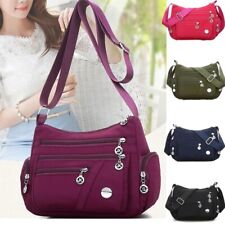 Ladies Crossbody Messenger Shoulder Cross Body Bag Multi Pocket Stylish Handbags