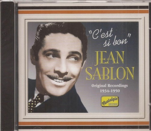 Jean sablon est bon - sablon, (cd