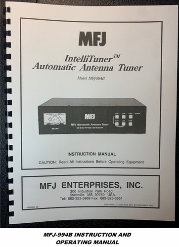 Mfj 994b intellituner - 994b,