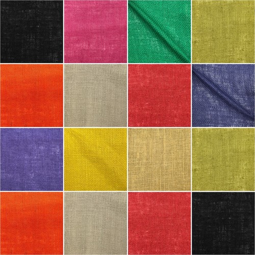Dyed hessian fabric - dyed,