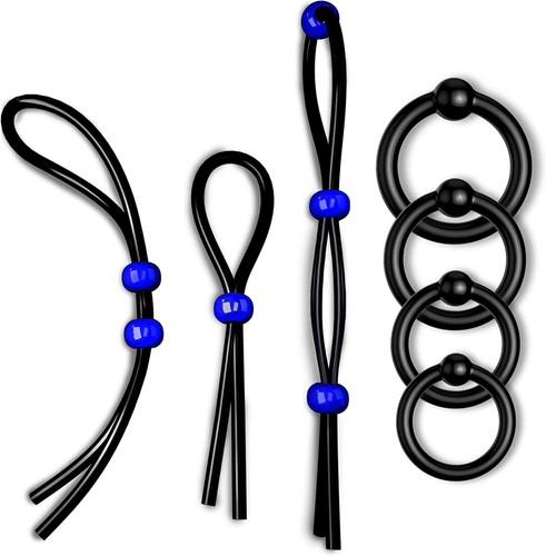 7pcs cock rings - 7pcs, set