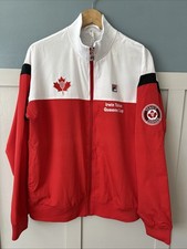 Fila Official Team Canada Queens Cup Tennis Team Jacket Irwin Tobias Large