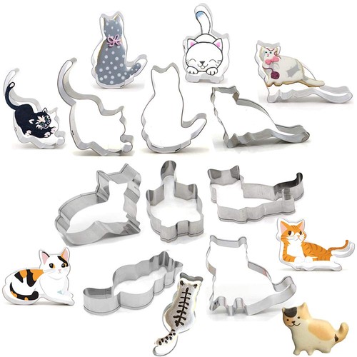 Pcs cat cookie cutter set - 8,