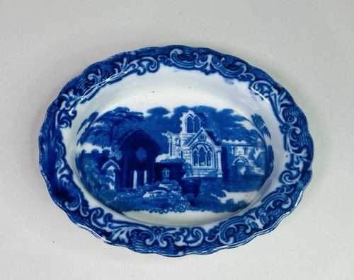 Antique blue white george - antique,