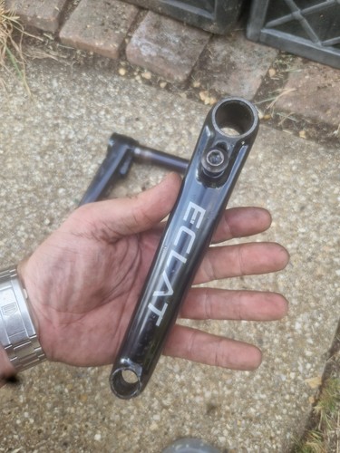 Eclat tibia bmx - cranks, black