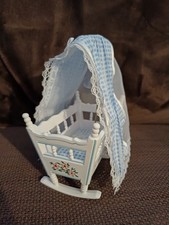 Dollhouse Furniture Baby Crib