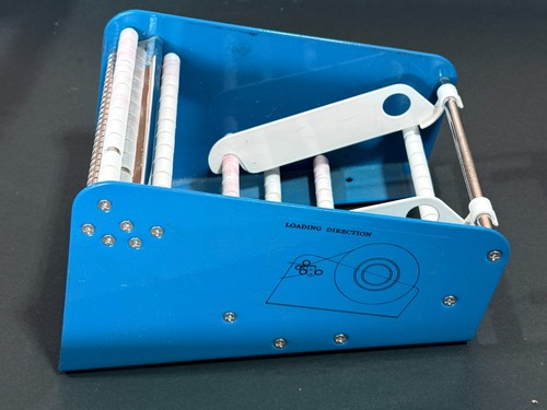 Used tabletop label dispenser - label,