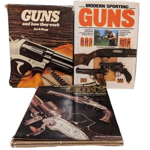 Gun books antique hardback - books,