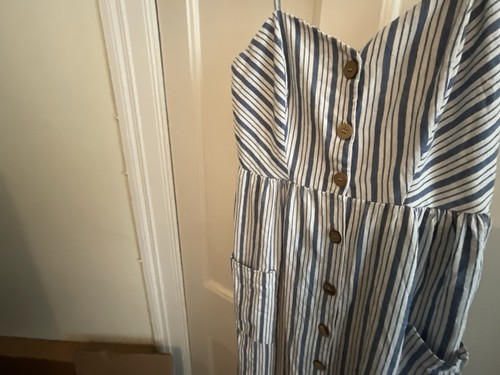 Blue striped sundress size - size, 12