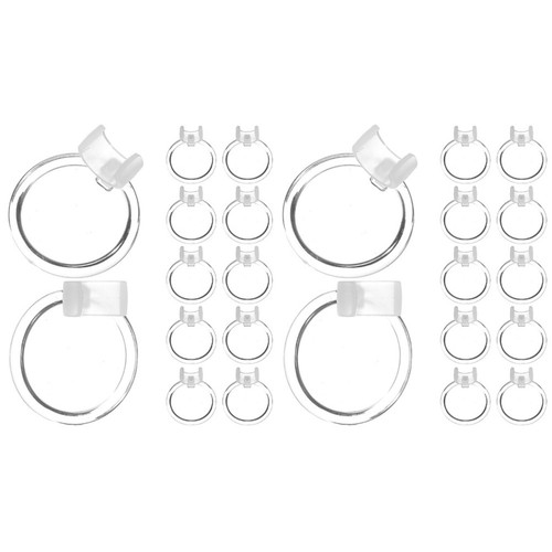 White reusable magnifier - white,