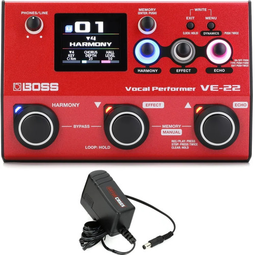 Boss vocal effects - ve-22,
